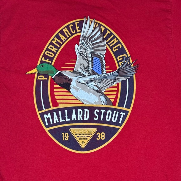 Columbia Bold Red Short Sleeve Tee - Picture 2 of 7